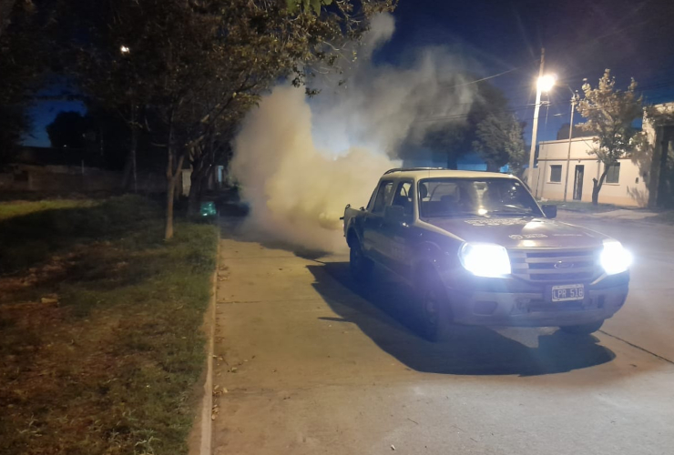 Prevención del dengue: continúan las fumigaciones en San Luis y Villa Mercedes