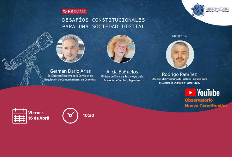 La ministra Bañuelos participará del evento online “Desafíos Constitucionales para una Nueva Sociedad Digital”
