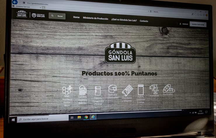 El portal web Góndola San Luis ya cuenta con más de 220 pequeños y medianos productores