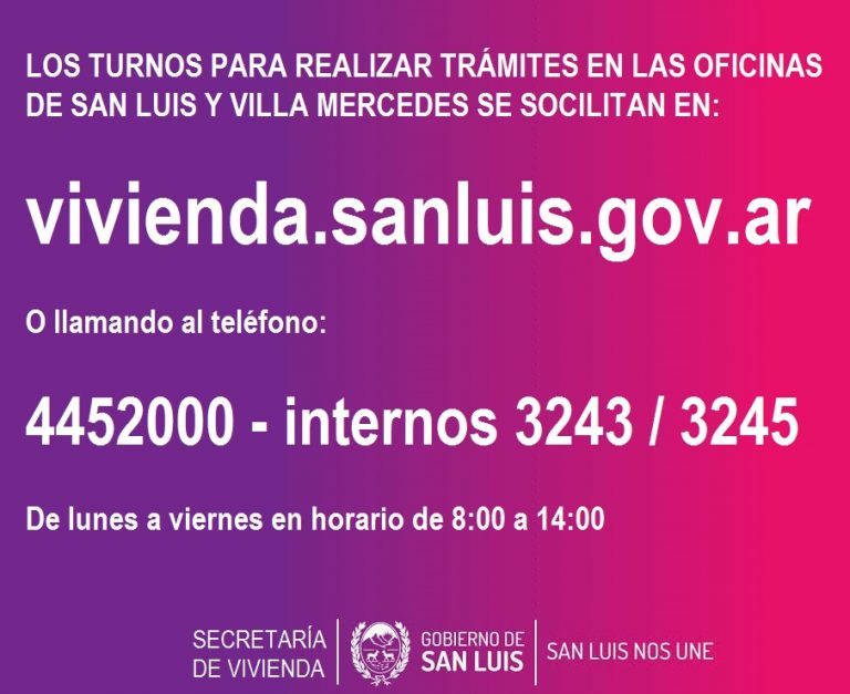 ANSL La Secretaría de Vivienda retoma la atención al público con turnos