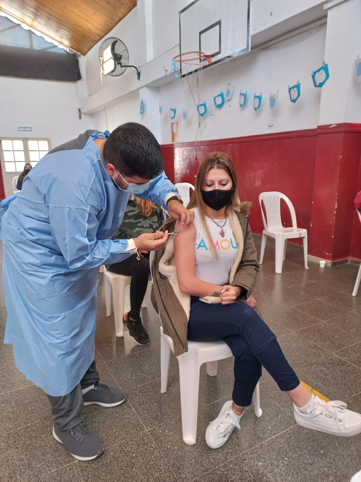 Sábado de vacunación en Tilisarao: citaron a 588 personas