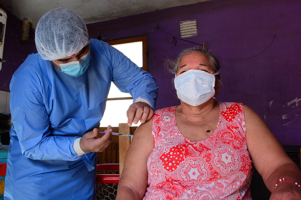 Vecinos de Tilisarao destacaron el primer rastrillaje con vacunación incluida