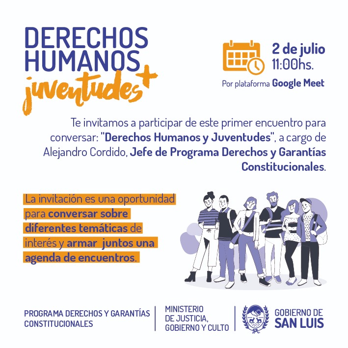 Realizan el primer encuentro “Derechos Humanos y Juventudes”