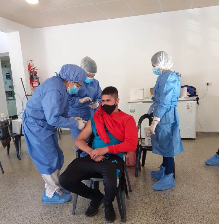 Viernes de vacunación en el departamento Belgrano