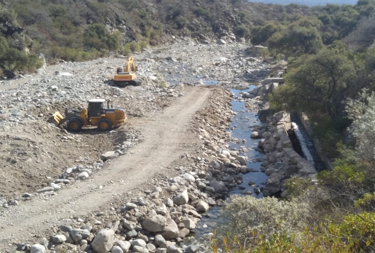San Luis Agua trabaja en la puesta en valor del Canal Quebrada de López