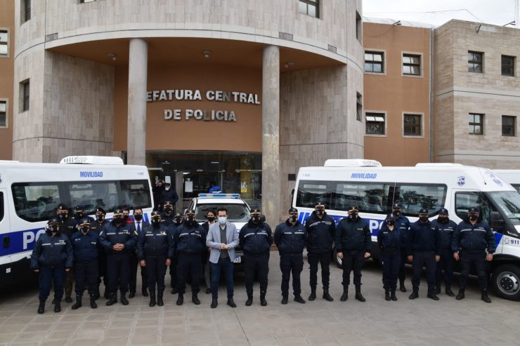 Anastasi asignó nuevos vehículos policiales en San Luis, La Punta y San Jerónimo