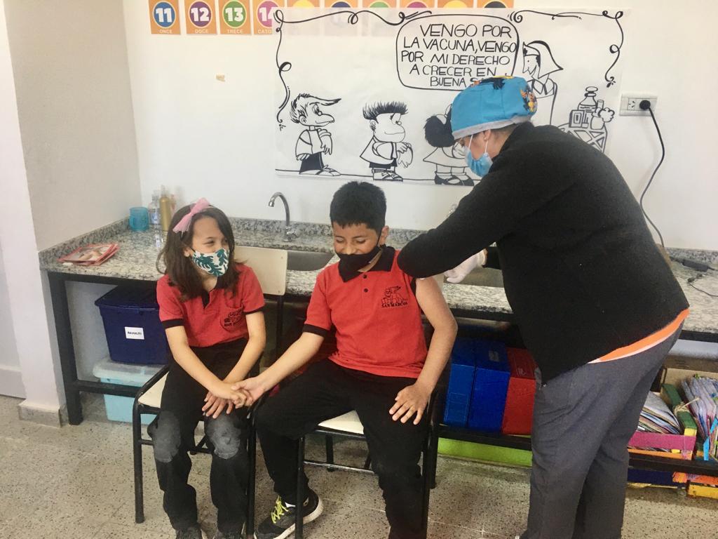 Continuó en San Luis, La Punta y Juana Koslay, la vacunación COVID-19 para niños de 3 a 11 años.