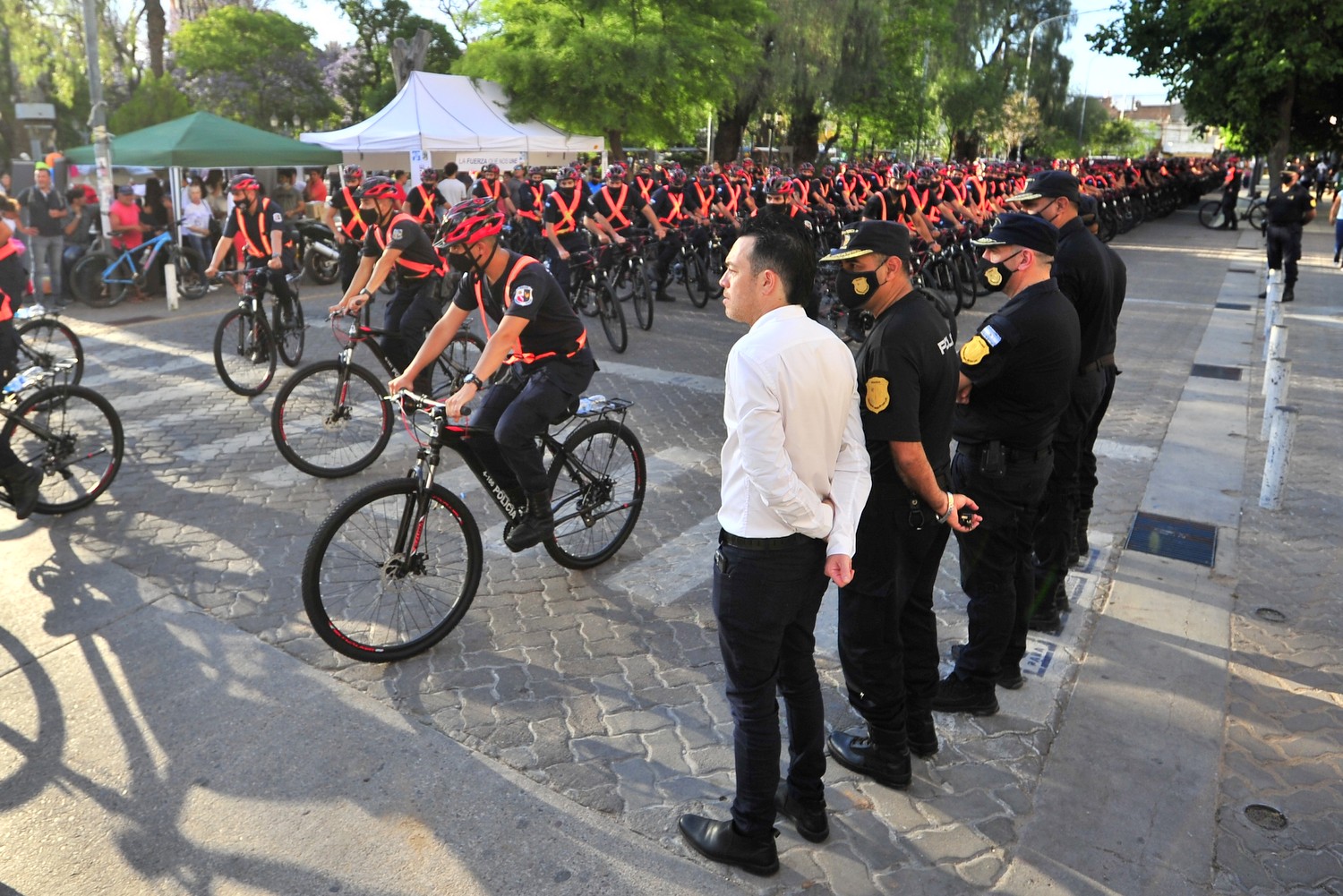 Entregaron 250 bicicletas a la policía de San Luis