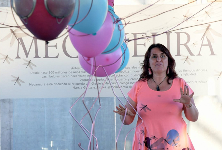 Hito del Bicentenario: Inauguraron la instalación artística “Meganeura”