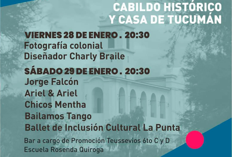Este fin de semana habrá actividades en la Réplica del Cabildo y Casa de Tucumán