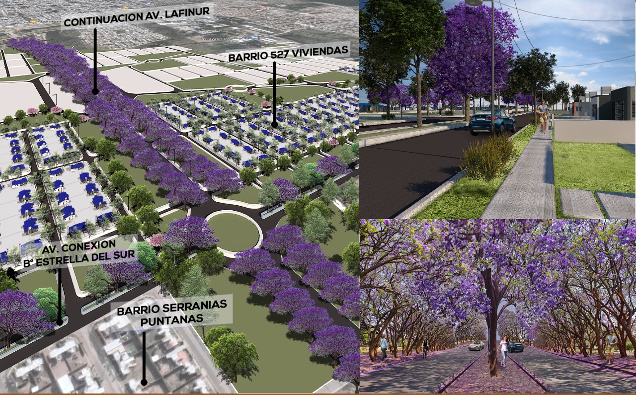 Planificación urbana: se construye una nueva escuela y se proyectan obras viales para comunicar cuatro barrios de la ciudad de San Luis