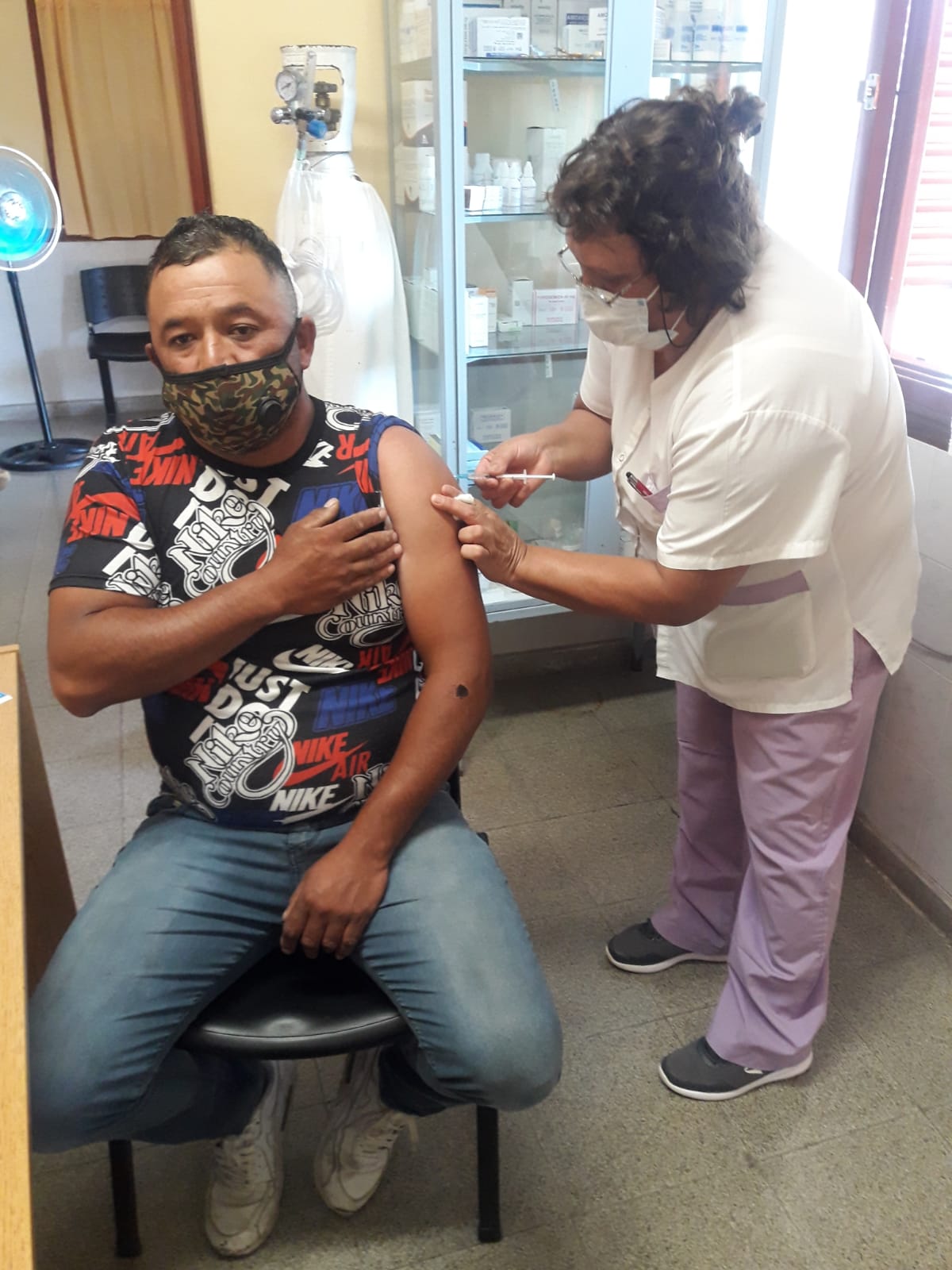 Campaña de vacunación contra el sarampión y la rubeola en San Pablo