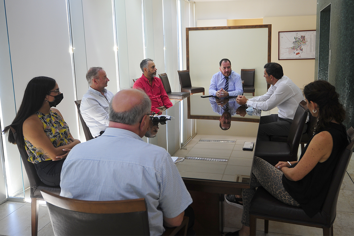 El ministro Filomena se reunió con integrantes del Consejo de Ciencias Económicas de San Luis