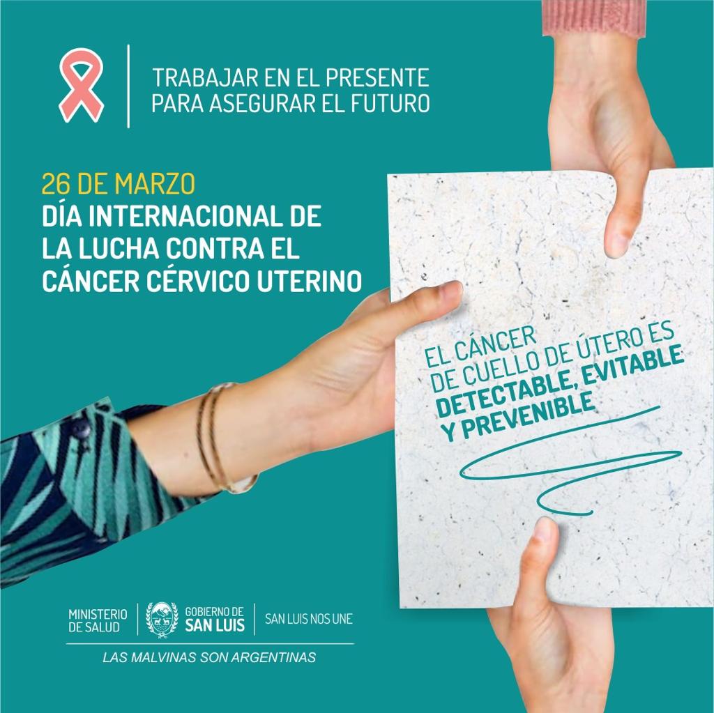 Este sábado se conmemora el Día Mundial de la Prevención del Cáncer de Cuello  Uterino - Agencia de Noticias San Luis