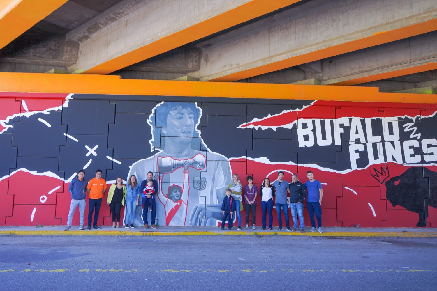 “Pinta San Luis”: un mural que relata la historia del “Búfalo” Funes