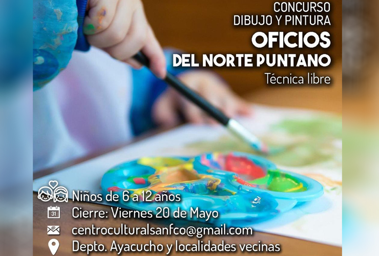 El Centro Cultural de San Francisco lanza el concurso de dibujo “Oficios del Norte Puntano”