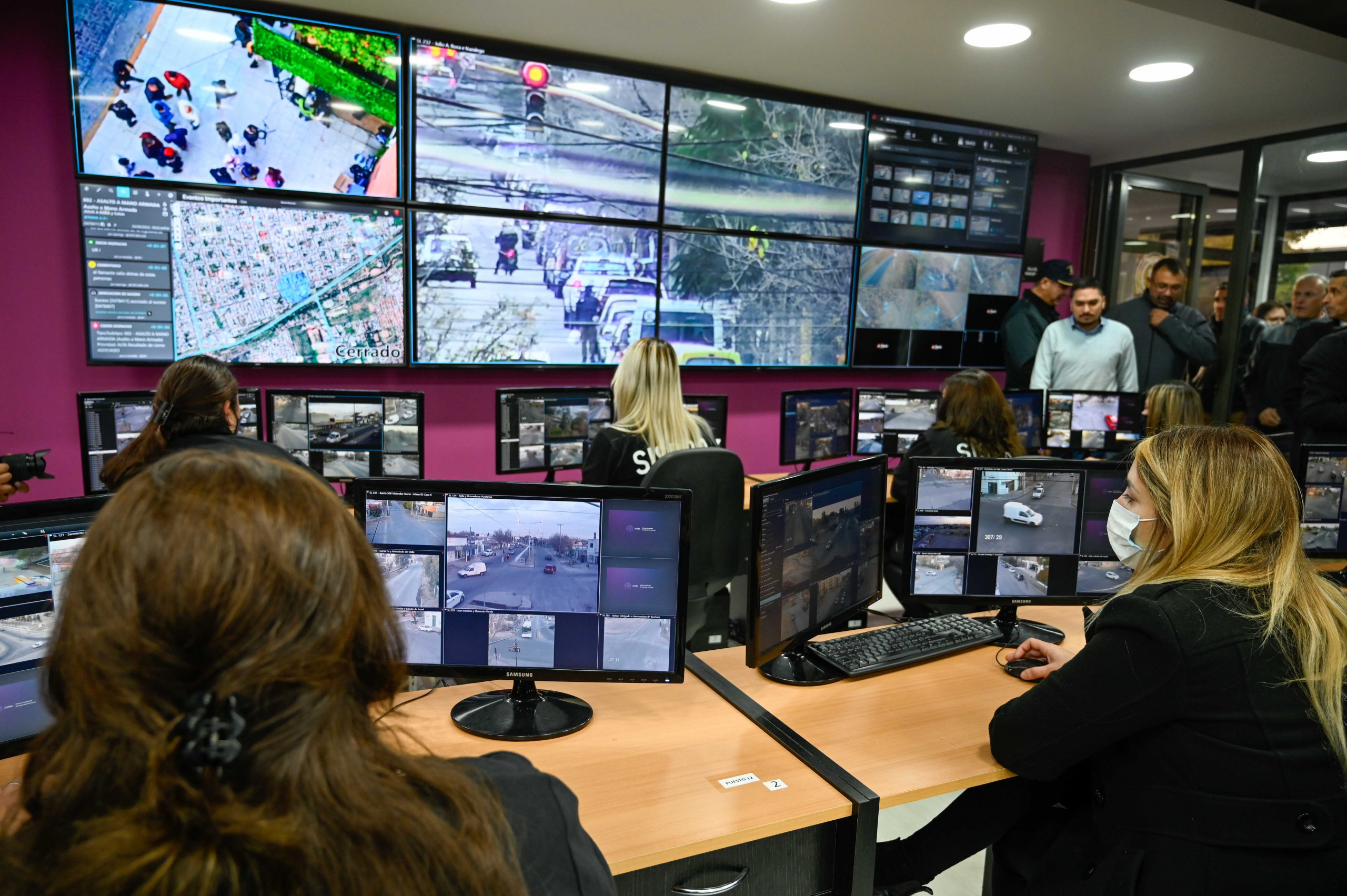 Quedó inaugurado un nuevo centro de monitoreo del Sistema Inteligente de Seguridad Provincial (SISPRO)