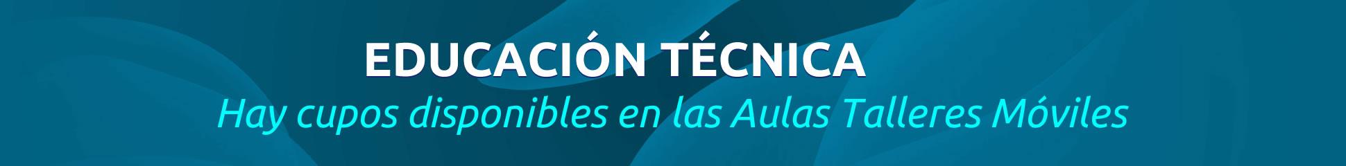 Hay cupos disponibles en las Aulas Talleres Móviles de San Luis y Villa Mercedes