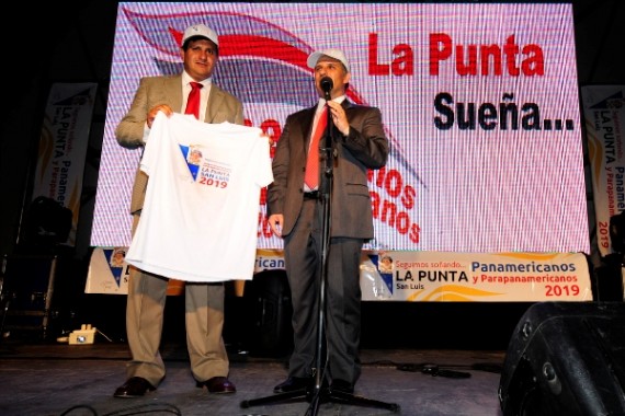 El intendente de La Punta, Darío Rosas Curi, y el gobernador de San Luis, CPN. Claudio Poggi, brindaron detalles de la postulación.