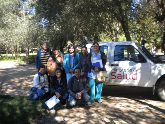 Personal del Ministerio de Salud realizó una gira sanitaria en localidades del departamento Belgrano