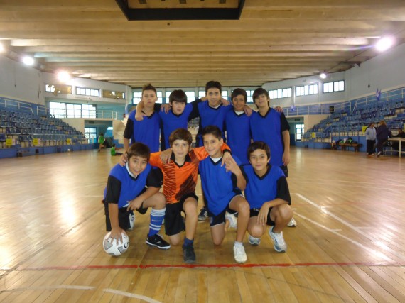 El fútbol 5 fue la disciplina elegida para este jueves en Villa Mercedes.