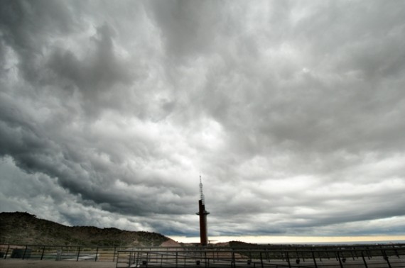 El alerta rige para la provincia de San Luis por abundante caída de agua, fuerte actividad eléctrica y ocasional caída de granizo