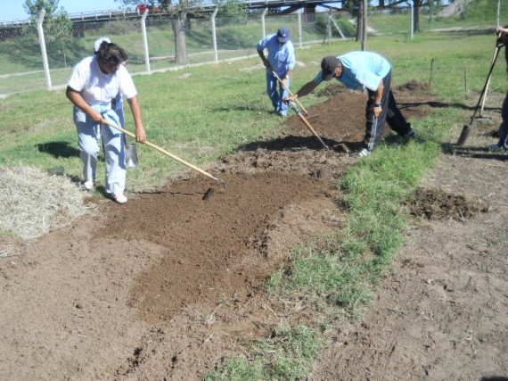 Se capacitaron 30 trabajadores del plan de Inclusión Social interesados en la construcción de huertas escolares y familiares.