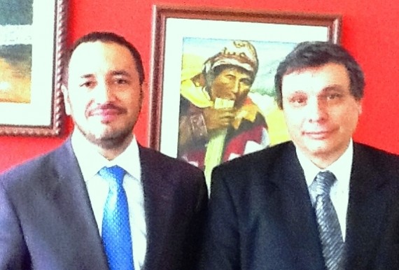 El ministro de Educación, Marcelo Sosa junto a su par jujeño, Rodolfo Alejandro Tecchi.