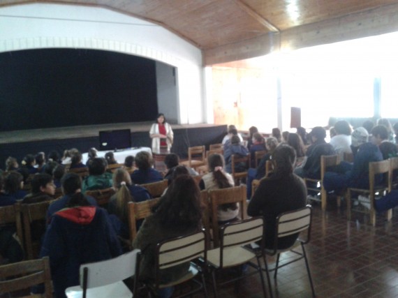 La conferencia fue dictada por Ana María Domínguez en el Centro Cultural de Juana Koslay.