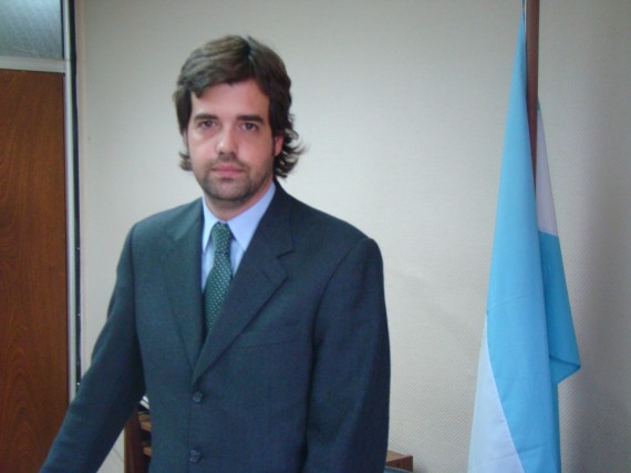 El jefe de la delegación de Villa Mercedes, Diego Pagella.