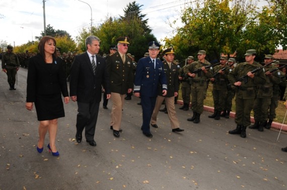 En la conmemoración también participaron autoridades de las diferentes Fuerzas de Seguridad.