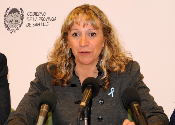 La ministra de Deportes, María Celia Sánchez.