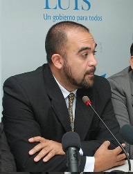 Jefe del Programa Protección Civil y Ciudadana, Maximiliano Fronteras.