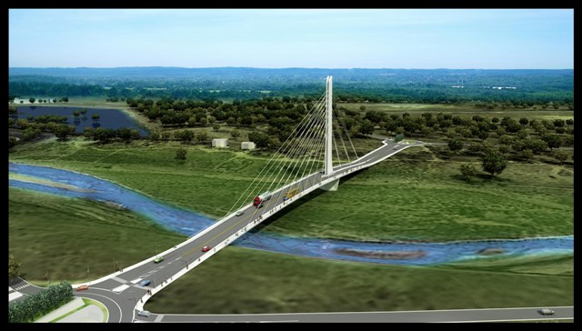 Primer paso para la megaobra del nuevo puente sobre el Río Quinto