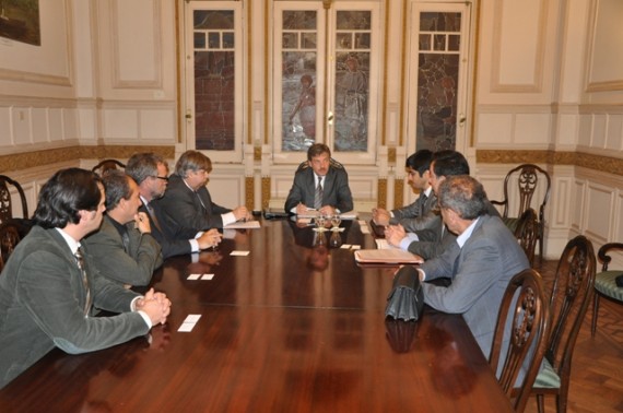 El ministro Padula se reunió esta tarde en Buenos Aires con integrantes de la Unión Industrial de San Luis.