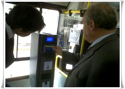 Villa Mercedes: pusieron en funcionamiento las tarjetas electrónicas en el transporte urbano de pasajeros.