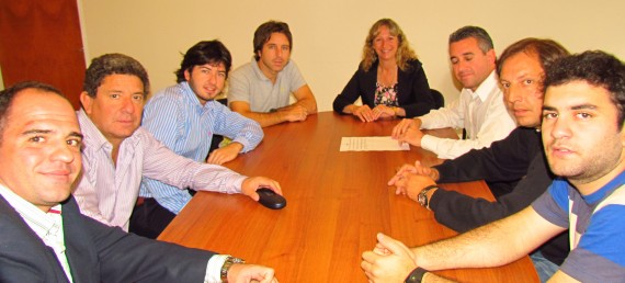 Ramón Garro, Federico “Fridy” Bassi, Miguel Baldoni y Julio Gómez fueron recibidos por la Ministro de Deportes y parte de su equipo.