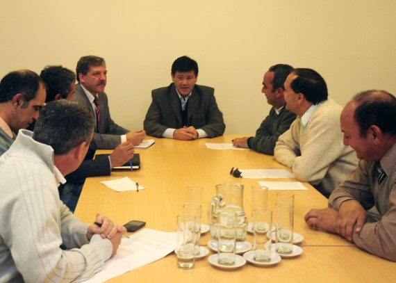 Dirigentes de la CGT Regional Villa Mercedes, participaron de la reunión protocolar 