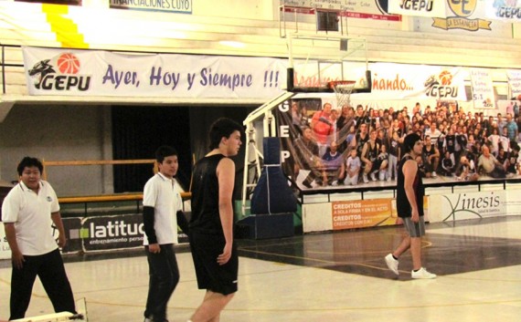 Partidos de basquet diputados por diferentes colegios de la Región I