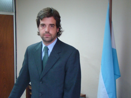 El jefe del Registro Civil de Villa Mercedes, Diego Pagella.
