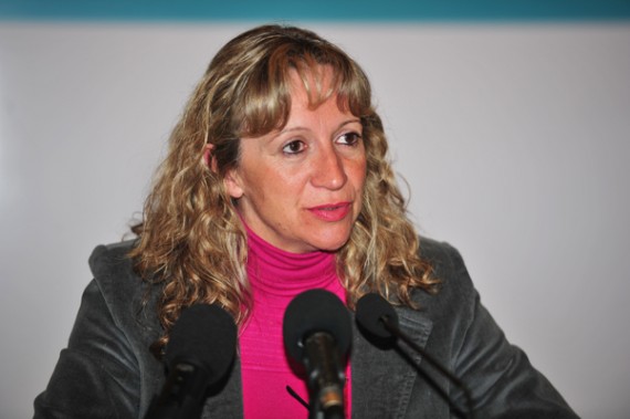 La ministra de Deportes, María Celia Sánchez.