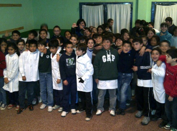 Los alumnos de la escuela EPED N° 3 participaron de una charla para entender mejor por qué debemos cuidar el agua.