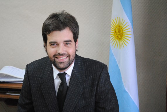 Diego Pagella, jefe del Registro Civil de Villa Mercedes.