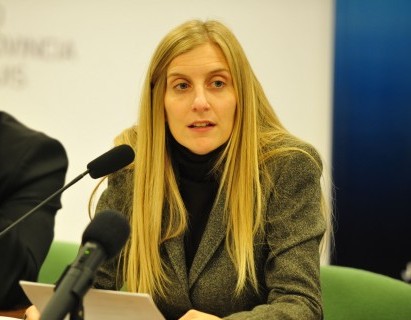 Daiana Hissa, ministra de Medio Ambiente.