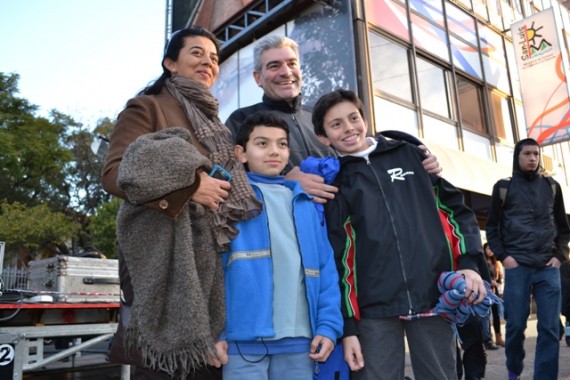 "Estamos muy contentos de visitar San Luis" expresó la familia cordobesa.