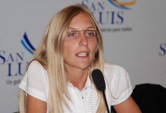 Daiana Hissa, ministra de Medio Ambiente.