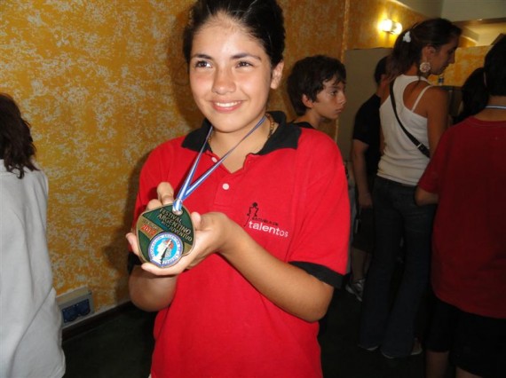 Felicidad plena: Guadalupe logró una nueva medalla, fue la única Argentina en lograrla