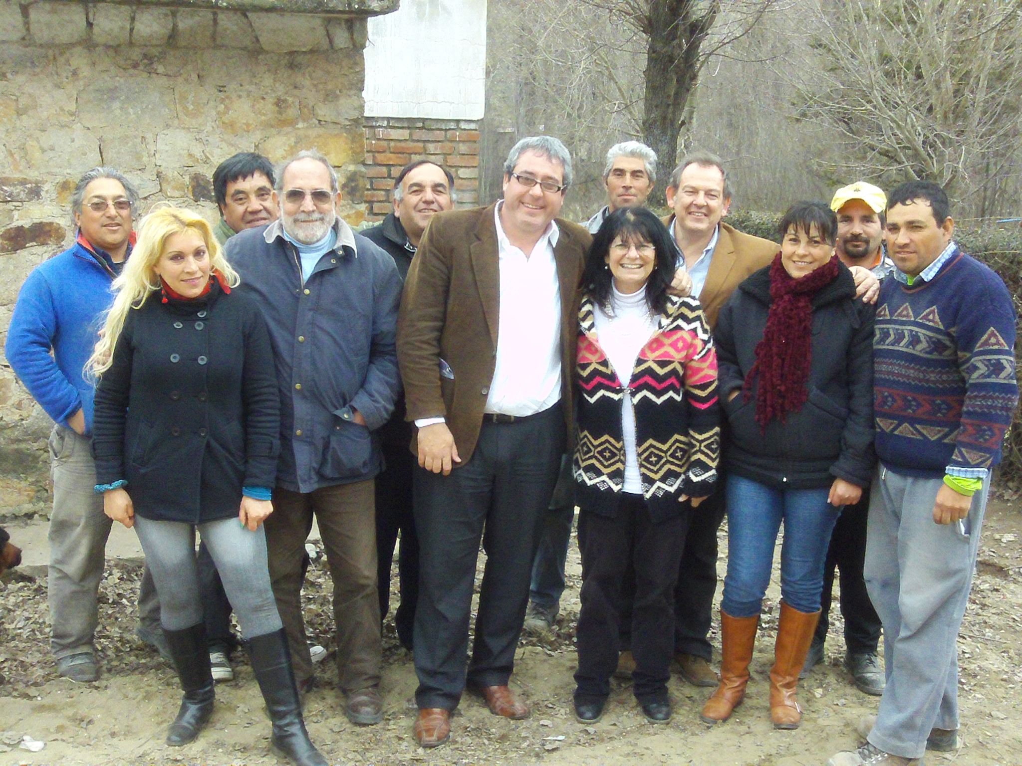 El ministro D’Onofrio visitó las viviendas que se construyen en La Carolina