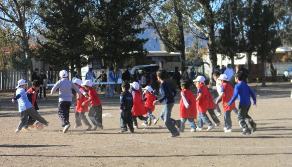 En una jornada especial, los niños compartieron con familia y amigos juegos deportivos 