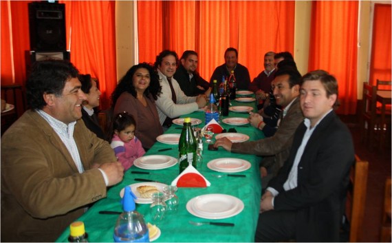 El ministro del Campo junto a los intendentes del departamento Ayacucho.